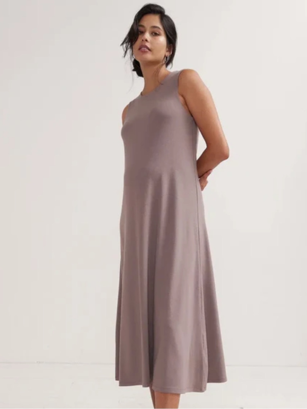 NWT Hatch Sleeveless Jamie Dress in Soft Mauve Size 4 (XL)